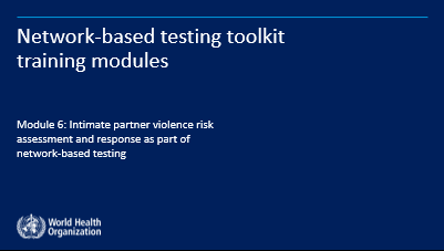 Network-based testing toolkit - training modules