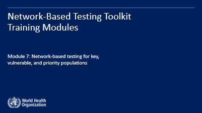 Network-based testing toolkit - training modules