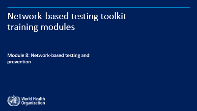 Network-based testing toolkit - training modules