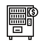 Icon for Retail outlets, pharmacies and vending  machines