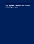 Self-testing toolkit: planning and preparation - Template 3: Selecting and procuring self-testing products