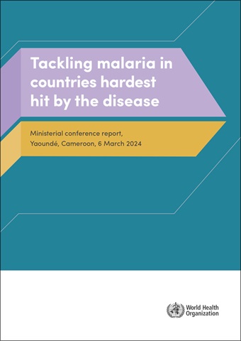 Cover of the malaria ministerial conference report 