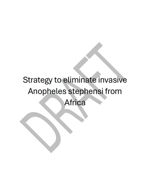 Anopheles stephensi Elimination Strategy