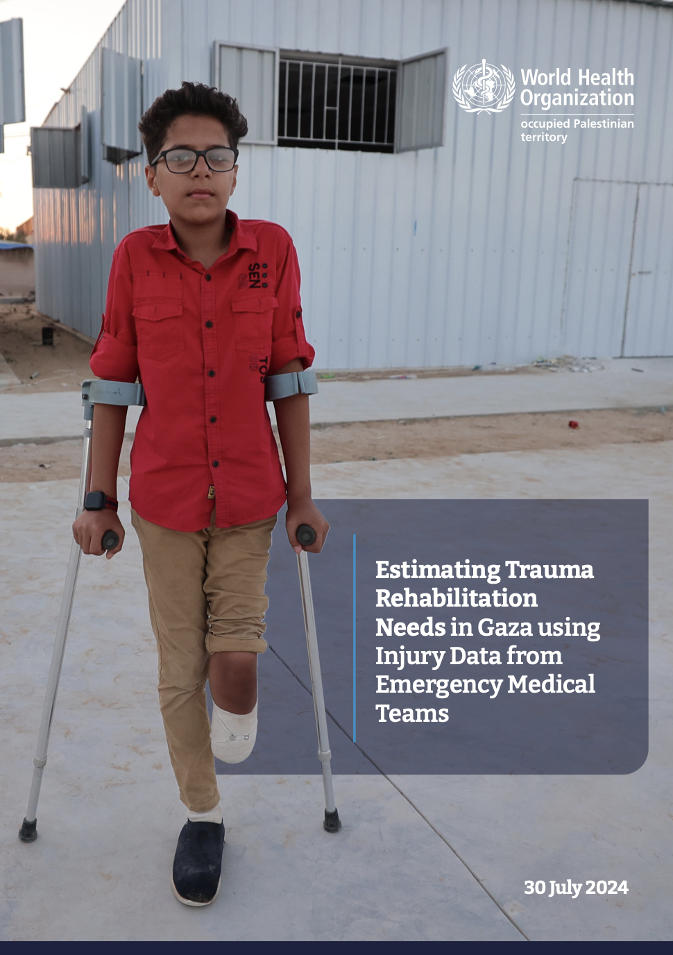 Cover - Estimating trauma rehabilitation needs in Gaza using injury data from emergency medical teams