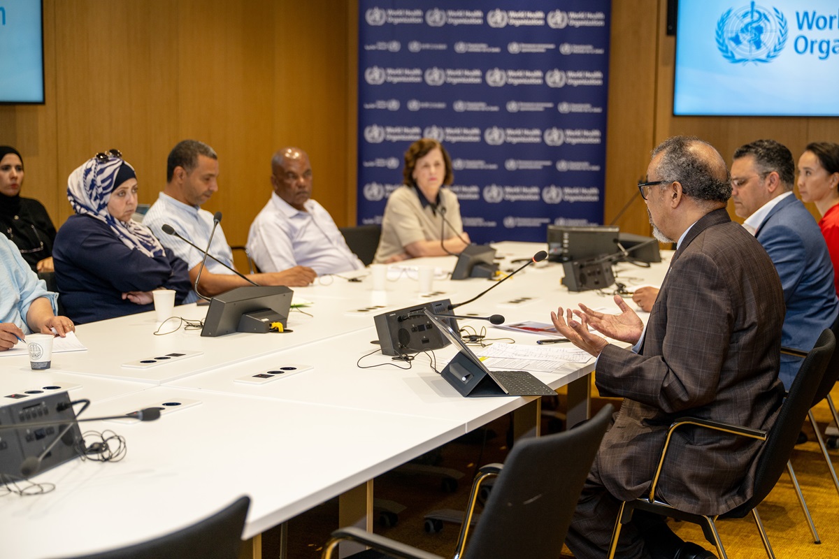 From Gaza to Geneva: WHO Director-General hosts Palestinian disability delegation