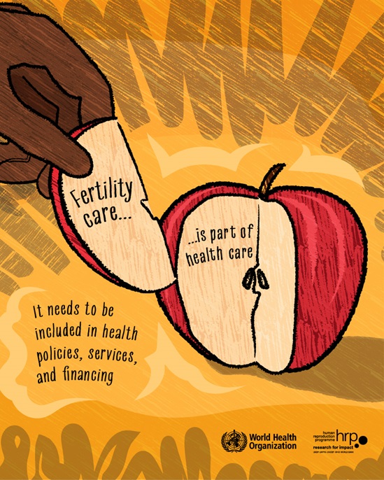 Fertility care is part of health care. It needs to be included in health policies, services, and financing.