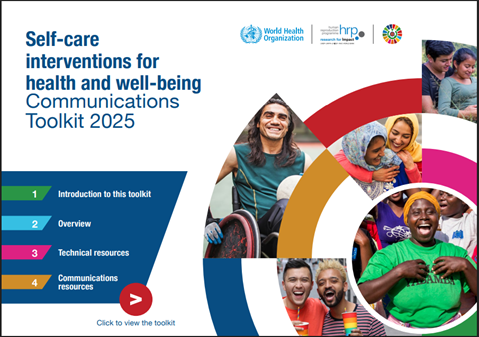 Self-care interventions for health and well-being: Communications Toolkit 2025
