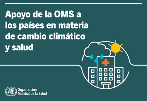 Apoyo de la OMS a los países en materia de cambio climático y salud - Guía visual