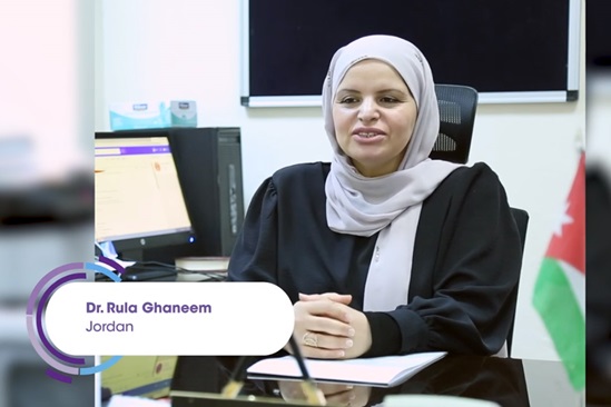 Dr Rula Ghaneem-Postcard Jordan