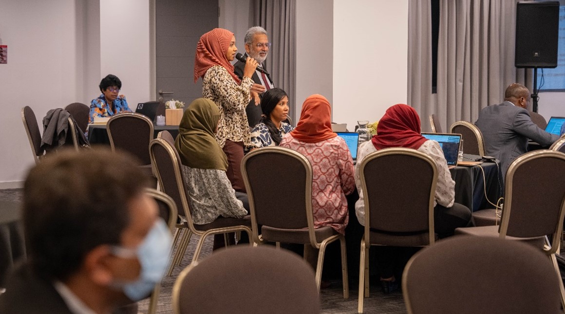 Focal point from the Ministry of Health, Maldives
