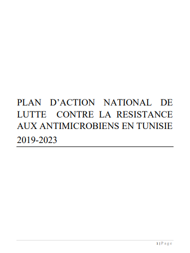 Tunisia: National action plan to fight against antimicrobial resistance (French)