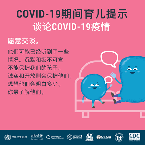 Post 6 Talking about COVID-19 ZH 谈论COVID-19疫情