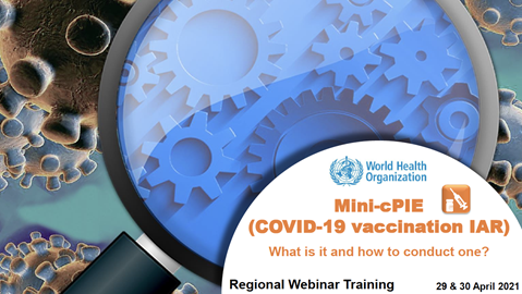 Mini-cPIE (COVID-19 vaccination IAR): What is it and how to conduct one?