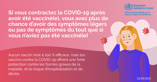 Information sur la vaccination contre la COVID-19