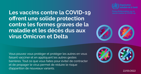 Information sur la vaccination contre la COVID-19