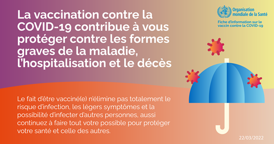 Information sur la vaccination contre la COVID-19