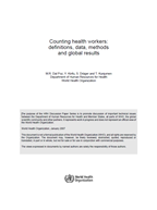 Counting Health Workers: Definitions, Data, Methods and Global Results cover