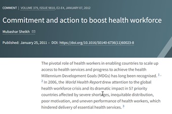2011 Commitment and action cover