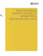 WHO progress report education cover