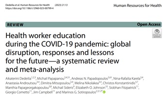 HRH Journal : COVID19 systematic review education