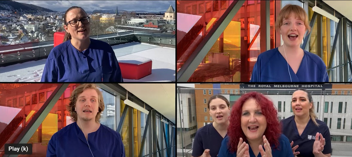 Fifth Global Forum on Human Resources for Health : Scrub Choir performance