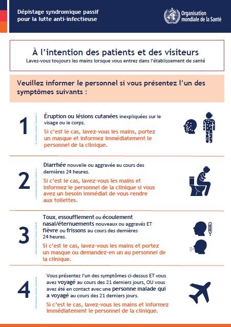 Dépistage syndromique passif pour la lutte anti-infectieuse