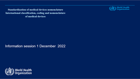 Member States fourth information session on medical devices nomenclature