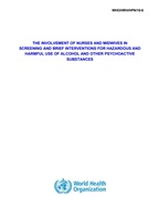 Involvement of nurses and midwives in screening and brief interventions