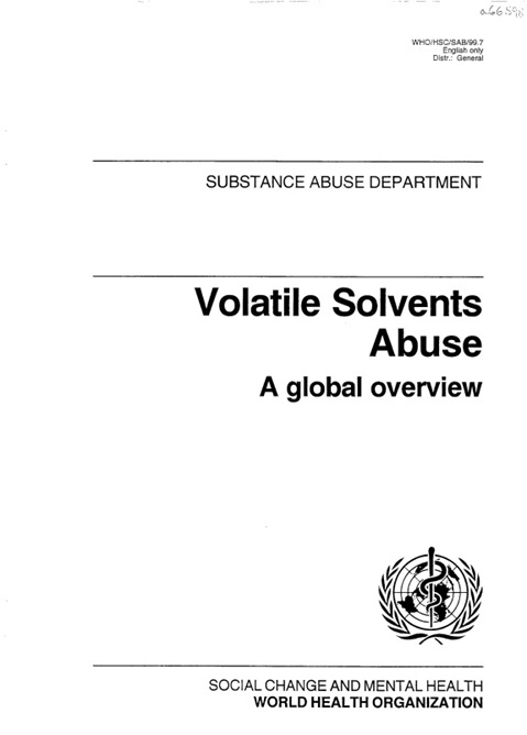 Volatile Solvent Abuse: A global overview