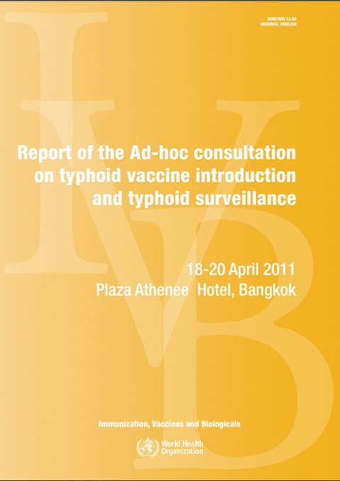 Report of the Ad-hoc consultation on typhoid vaccine introduction and typhoid surveillance