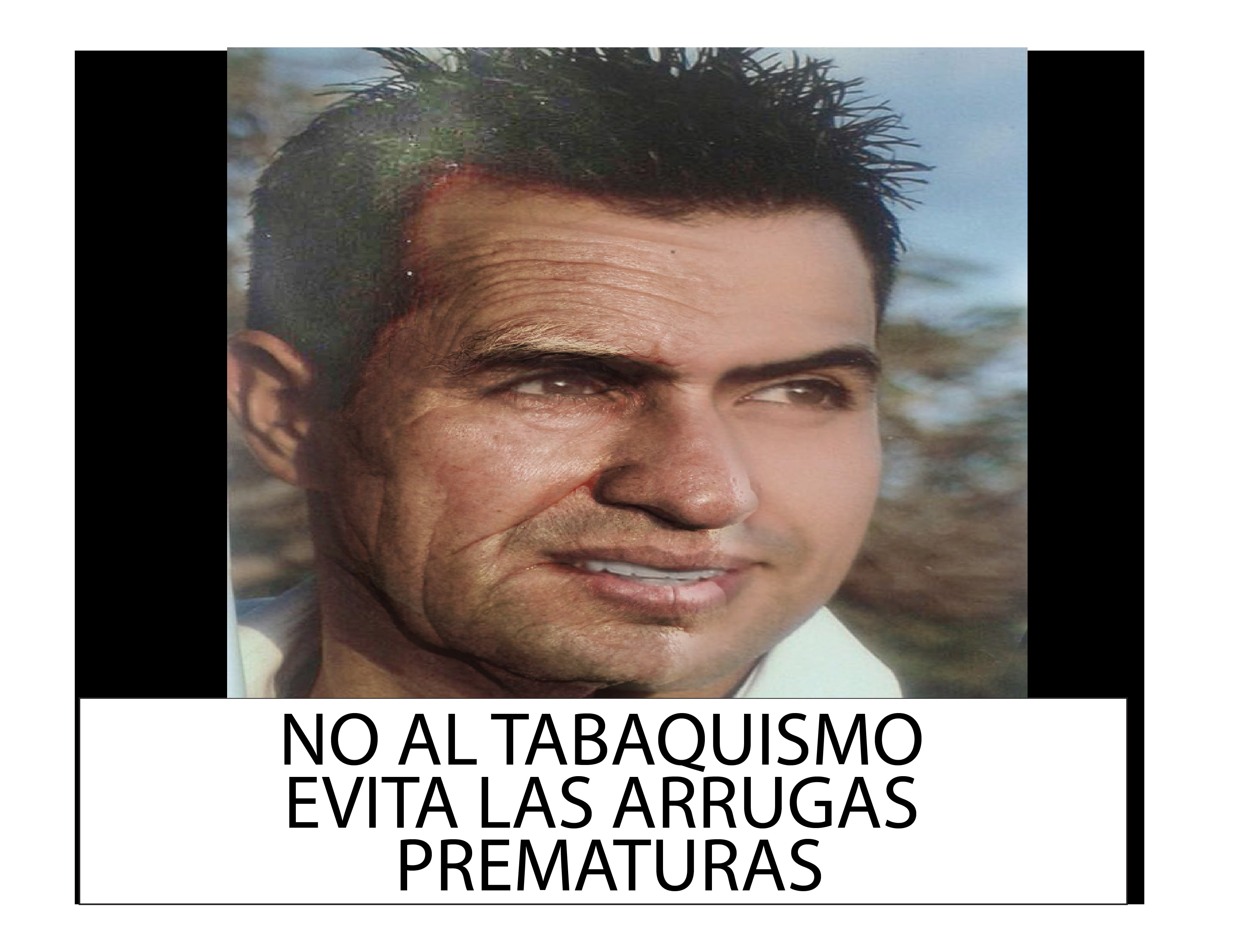 No to tobacco - prevent premature wrinkles