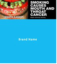 Smoking causes mouth and throat cancer - Front of pack