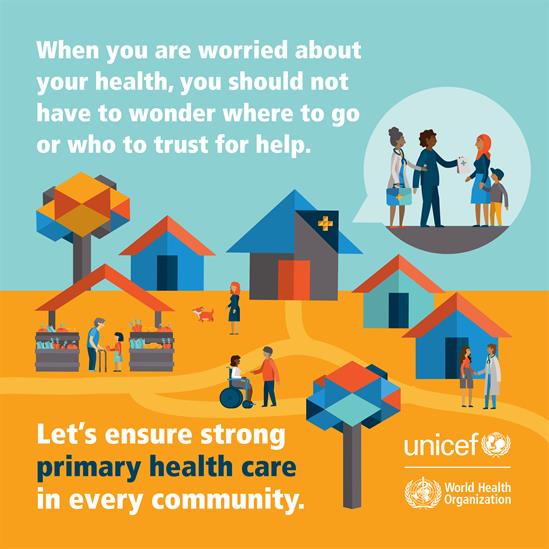 Let's ensure strong primary health care in every community.