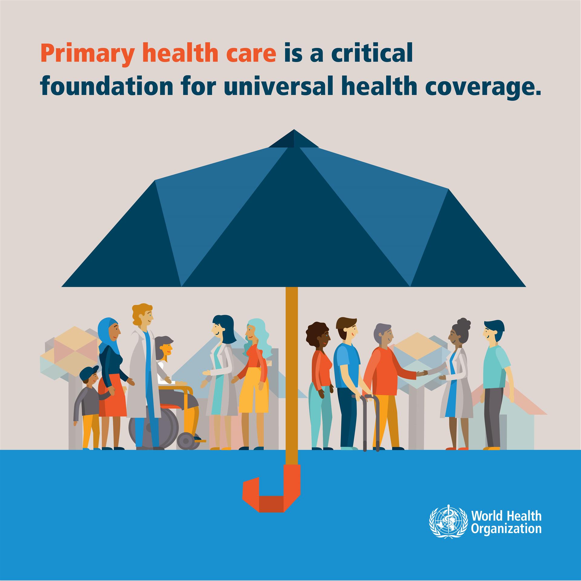 Primary health care is a critical foundation for universal health coverage.