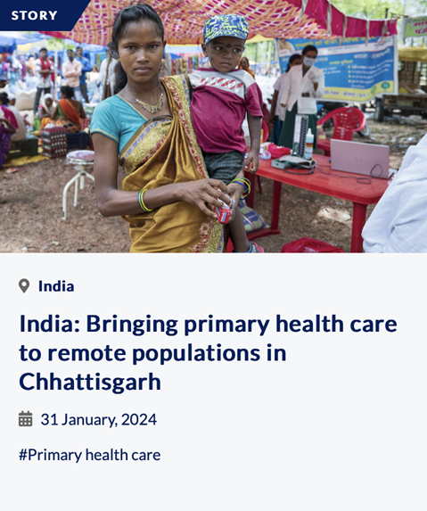 India: Bringing primary health care to remote populations in Chhattisgarh