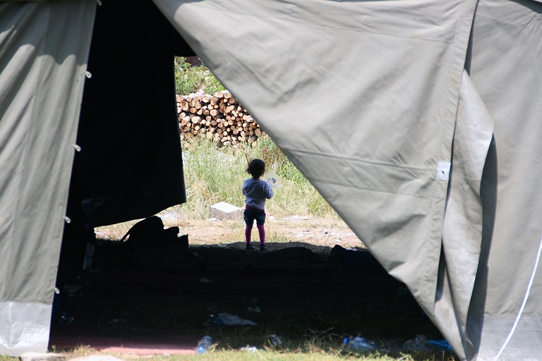 Refugee child