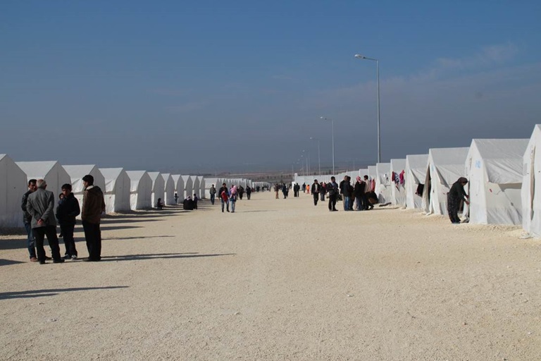 Refugees camp