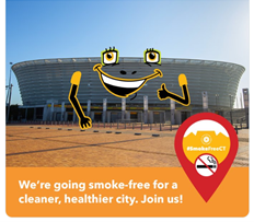 Smoke-free campaign in South Africa
