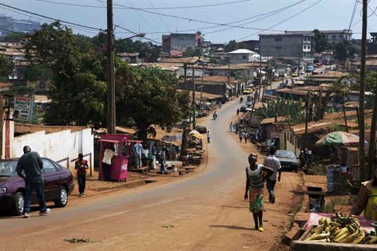 urban health yaounde cameroon Road in Carriere, Yaounde, Cameroon.