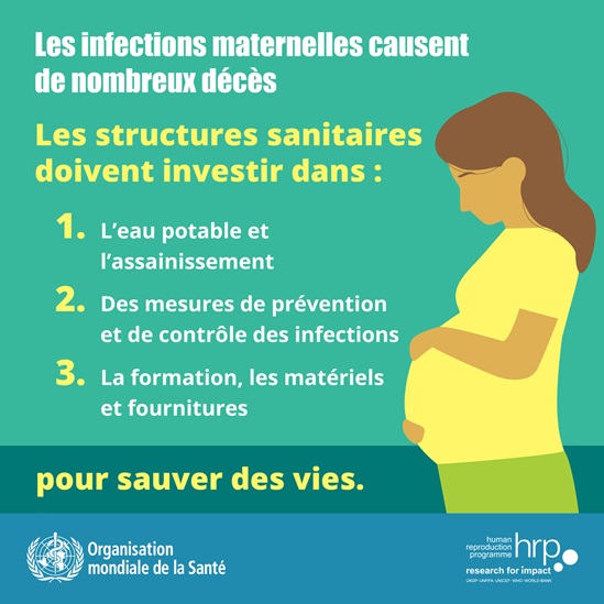 Infographie: Les infections maternelles causent de nombreux décès