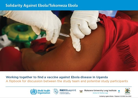 Solidarity Against Ebola/Tokomeza Ebola - A flipbook for discussion between the study team and potential study participants