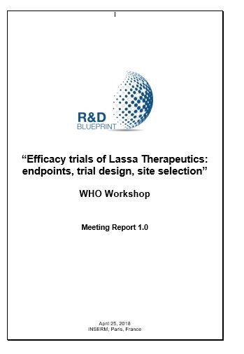 Efficacy trials of Lassa Therapeutics: endpoints, trial design, site selection