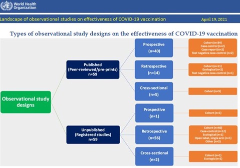 Landscape of observational studies on the effectiveness of COVID-19 vaccination