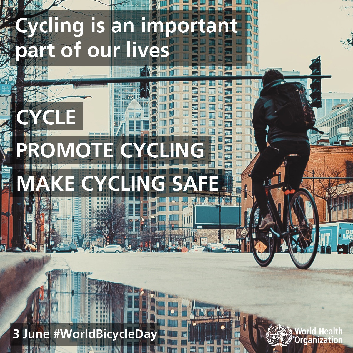 Cycle, Promote cycling, Make Cycling safe - 1 Cycle, Promote cycling, Make Cycling safe - 1