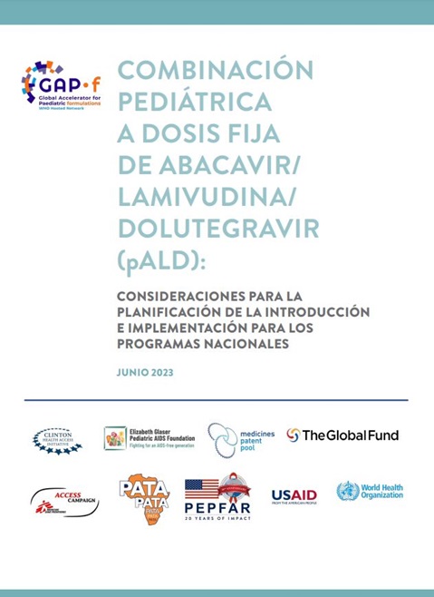 Combinación pediátrica a dosis fija de Abacavir/Lamivudina/Dolutegravir (pALD)