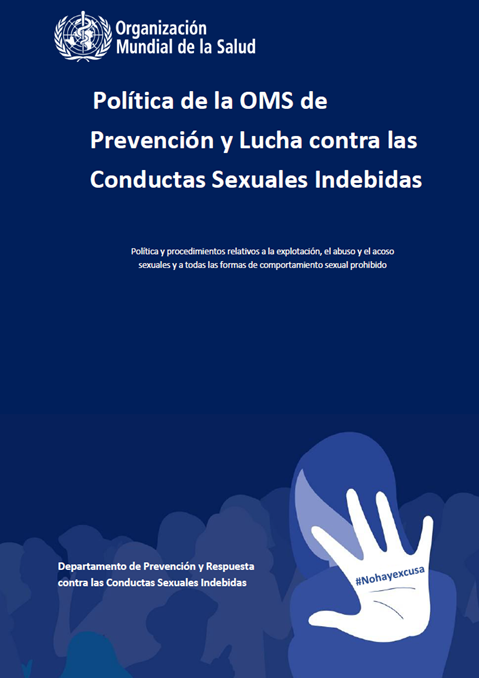 Política de la OMS de Prevención y Lucha contra las Conductas Sexuales Indebidas