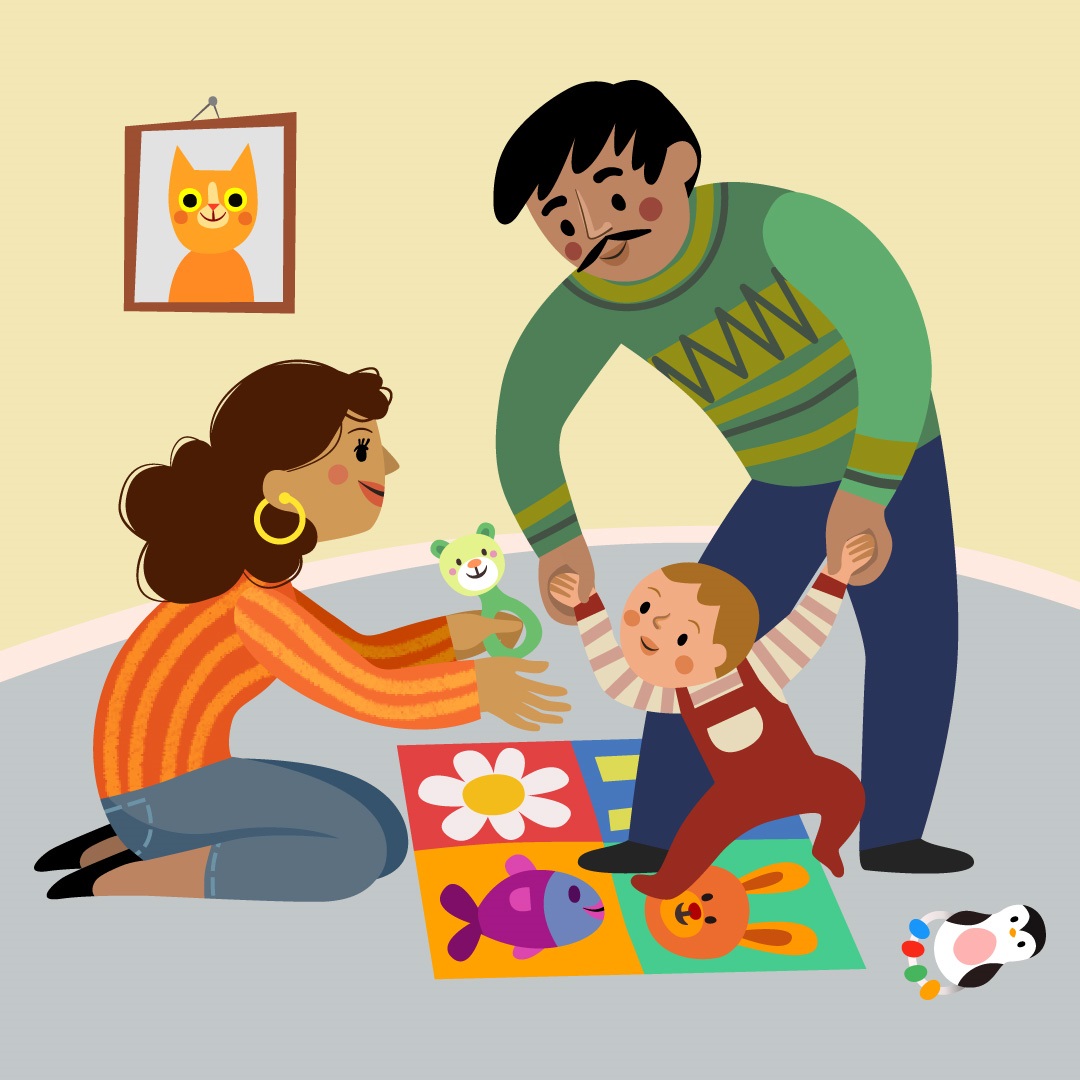 Engaging and having fun with newborns and children under 5 years