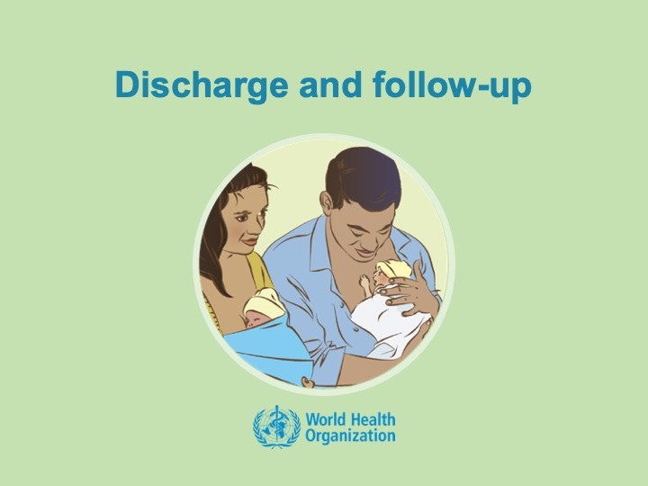 Discharge and follow-up Discharge and follow-up
