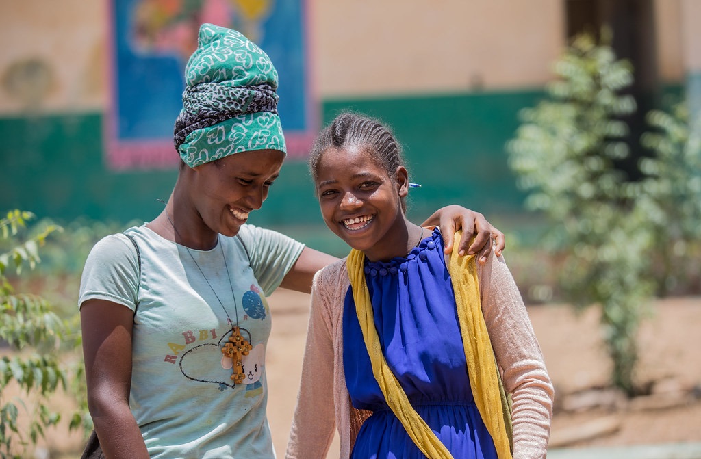 Two friends in Ethiopia