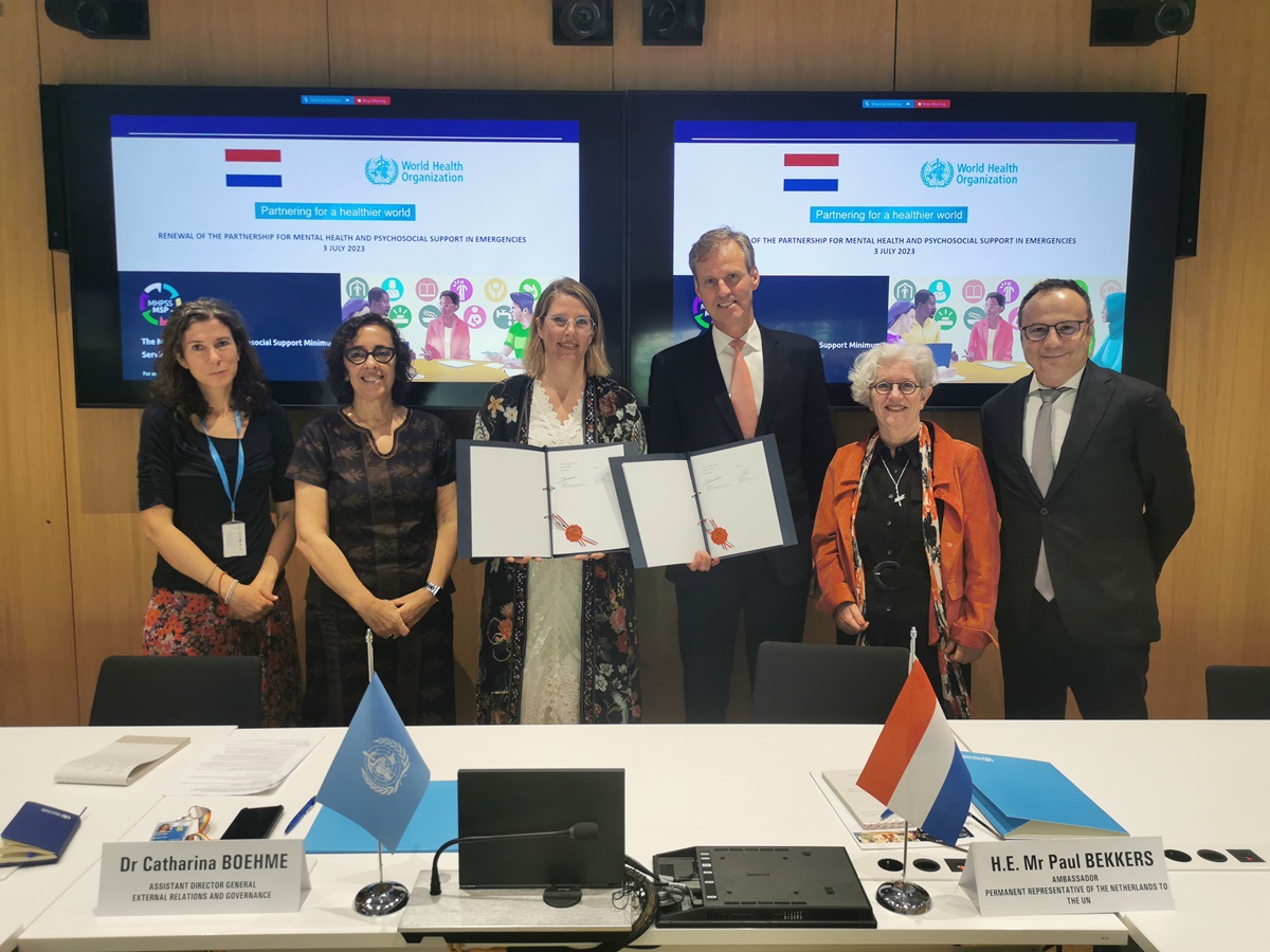 The Netherlands continues their leadership role in supporting the